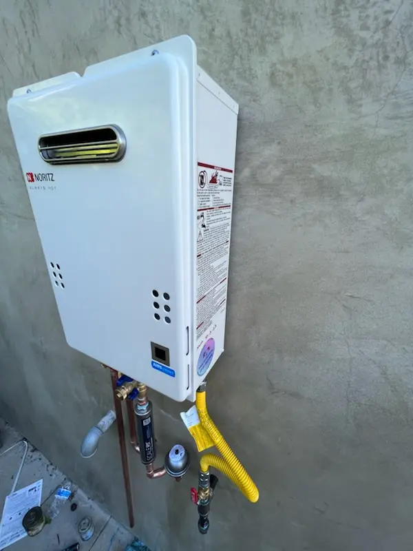 Tankless water heater installation for Shawsheen Village homes